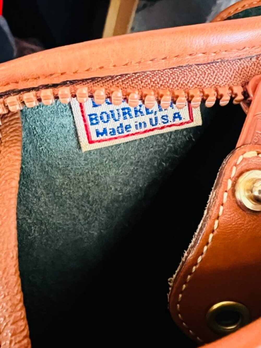 Dooney & Bourke All-Weather Leather Briefcase Messenger Bag Vintage 1980s EUC - Picture 13 of 14